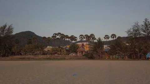 The coastline of Karon Beach in Phuket Stock Footage 127015862