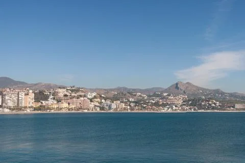 Coastline at malaga Stock Photos