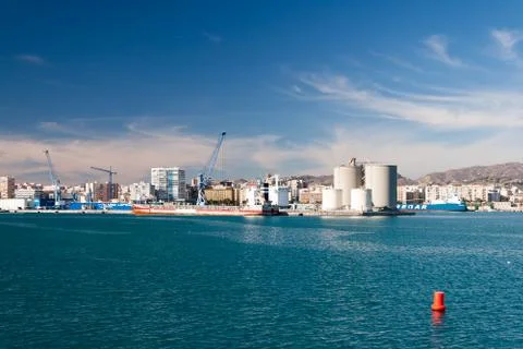 Coastline at malaga Stock Photos