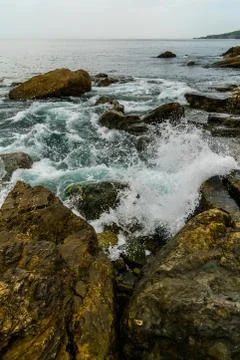Coastline of Northern Spain Stock Photos