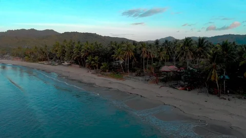 Coastline of the Philippines Stock Footage 105732022