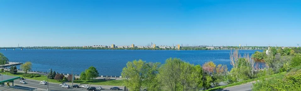 Coastline of river Stock Photos