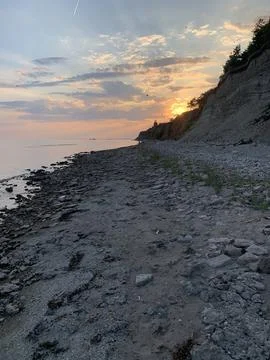 Coastline with rocks Stock Photos
