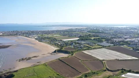 Coastline of Rush, Co. Dublin Stock Footage 260670703