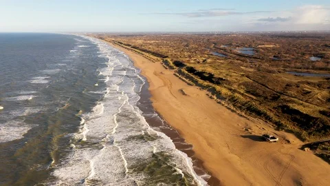 Coastline at ScheveningenThe Netherlands Stock Footage 101893155