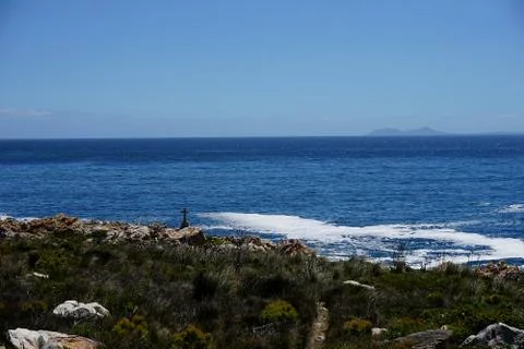Coastline in south africa near cape town Stock Photos