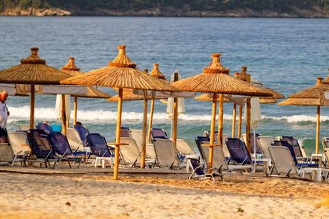 Coastline in Thassos Stock Photos