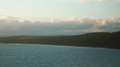 Coastline time-lapse (Colour Graded) Stock Footage 81187192