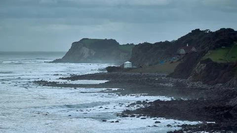 The coastline of Ventnor on the Isle of Wight Stock Photos