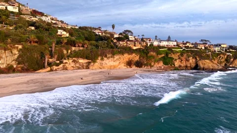 Coastline Views At Sunset 2 Video stock 340579121