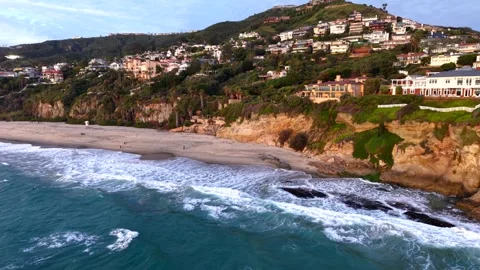 Coastline Views At Sunset Video stock 340579226