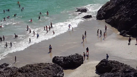 Coastlines and Coves in Cornwall Stock Footage 94349517