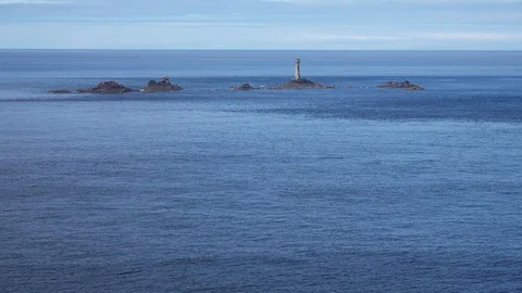 Coastlines and Coves in Cornwall Stock Footage 94389415