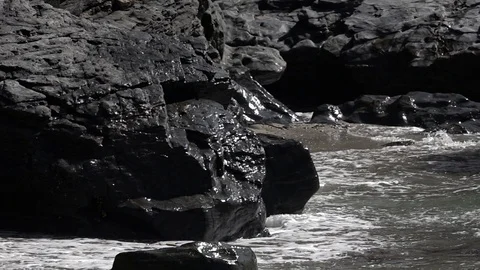 Coastlines and Coves in Cornwall Stock Footage 94403695