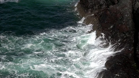 Coastlines and Coves in Cornwall Stock Footage 94404165