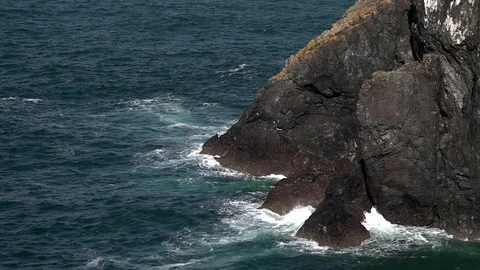 Coastlines and Coves in Cornwall Stock Footage 94404332