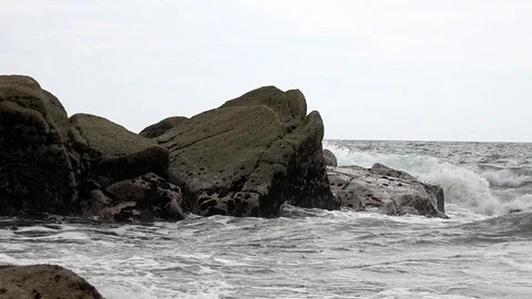 Coastlines and Coves in Cornwall Stock Footage 94406184