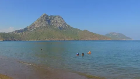 Coasts are not too crowded this summer due to the pandemic Stock Footage 145794746