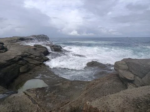 Coast's edge Stock Photos