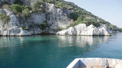 Coasts of Kekova island Stock Footage 25367380