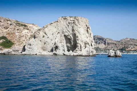 Coastside in greece Foto stock