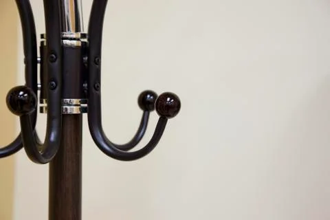 Coat and hat rack Stock Photos