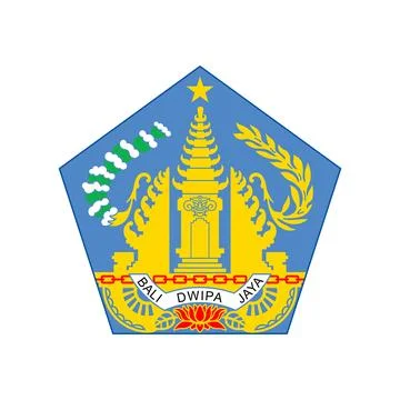 Coat of arms Bali Illustrazione stock