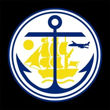 Coat of arms City Anchorage vector illustration isolated Stockillustratie