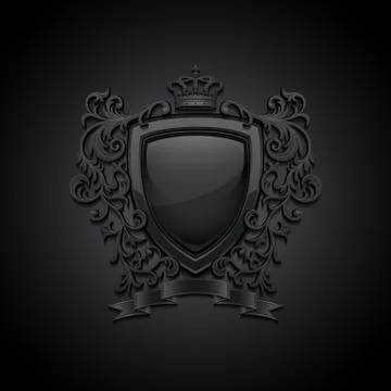 Coat of arms. Decorative background Stock Illustration