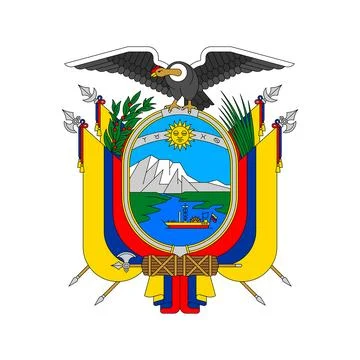 Coat of arms Ecuador Stock Illustration