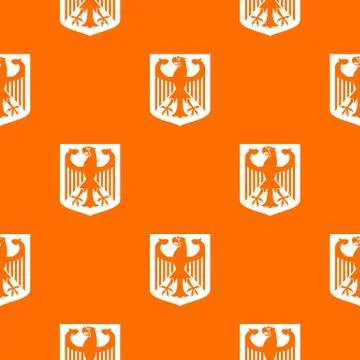 Coat of Arms of Germany pattern seamless Stock Illustration