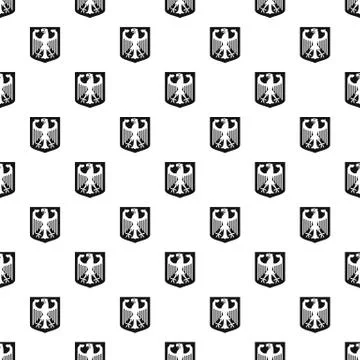 Coat of Arms of Germany pattern vector Illustrazione stock