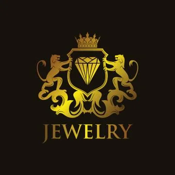 Coat of arms jewelry Stock Illustration