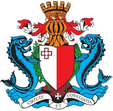 Coat of arms of Malta Stock Illustration