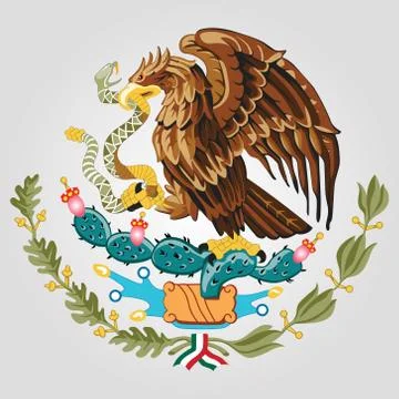 Coat of arms of Mexico Stock Illustration