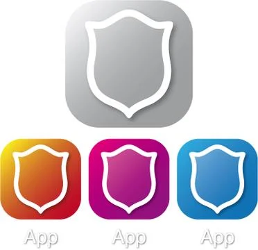 Coat of arms, modern style Stock Illustration