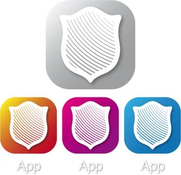 Coat of arms, modern style Stock Illustration