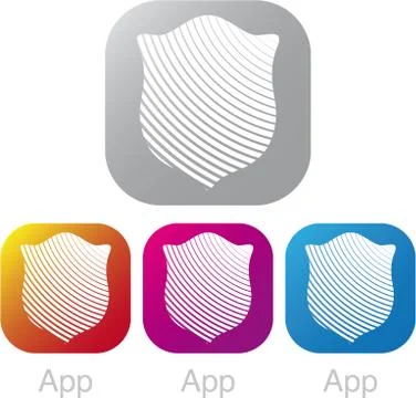 Coat of arms, modern style Stock Illustration