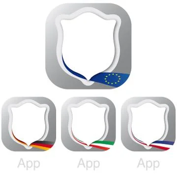 Coat of arms, modern style Stock Illustration