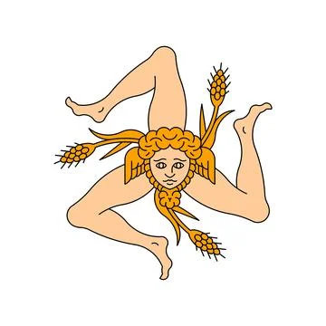 Coat of arms Sicily Stock Illustration