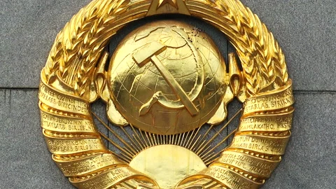 Coat of arms of the Soviet Union. Stock Footage 118277760