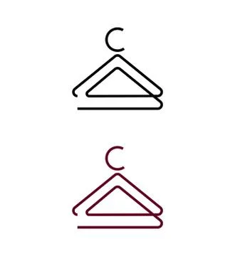 Coat hanger icon Stock Illustration