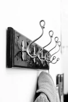 Coat hooks Stock Photos