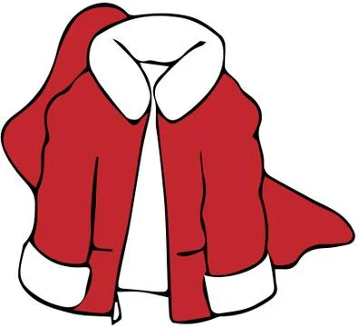 Coat icon on white background Stock Illustration