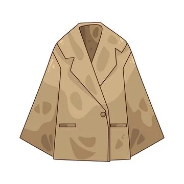 Coat illustration Stock Illustration