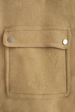 Coat patch pocket Stockfoto's