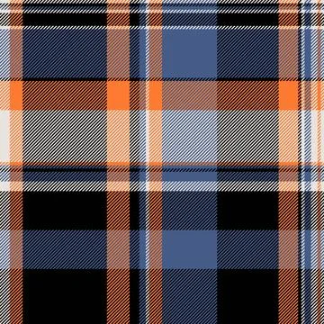 Coat pattern texture vector, curved textile check tartan. Jacket background.. 库存插图