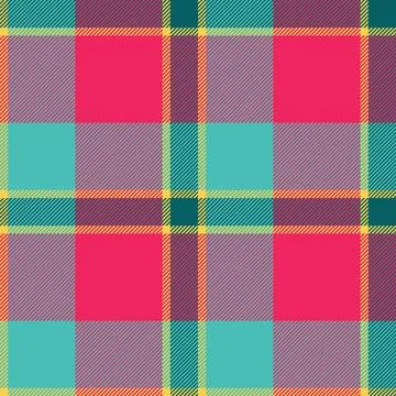 Coat plaid textile seamless, contour pattern vector tartan. Sensual texture.. Illustrazione stock