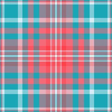 Coat seamless textile pattern, robe check fabric vector. Turkish plaid tart.. Stock Illustration