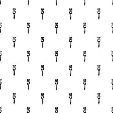 Coat zip icon, simple style 库存插图